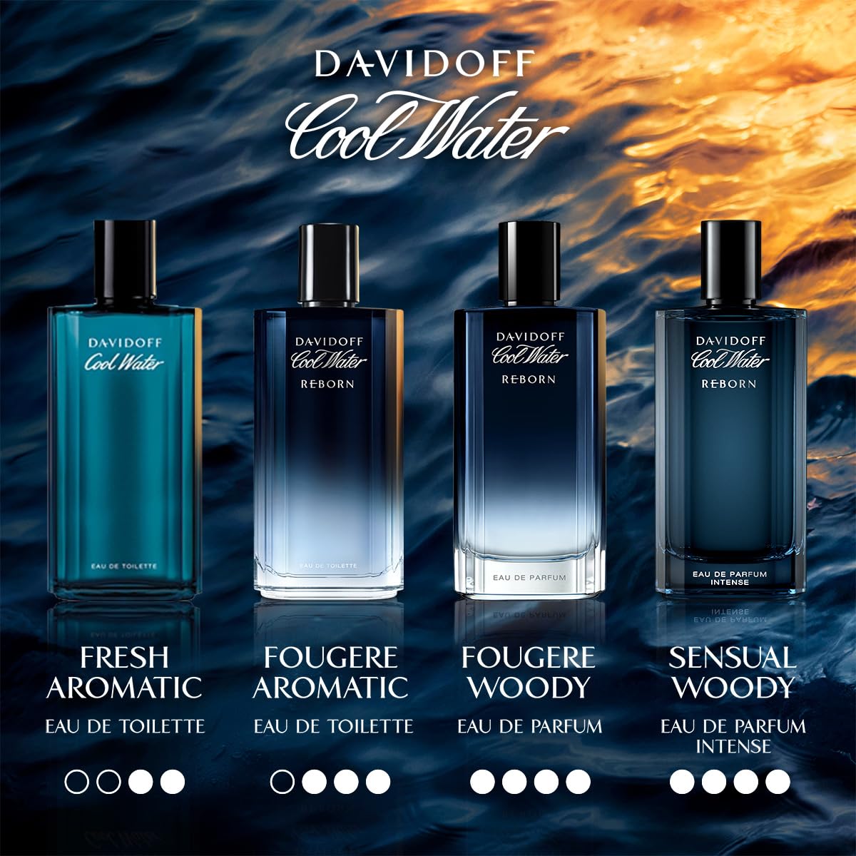 Davidoff Cool Water Reborn Eau de Parfum Intense – Woody Men's Cologne – With Notes of Galbanum, Amber & Vetiver – Long Lasting Fragrance - Image 9