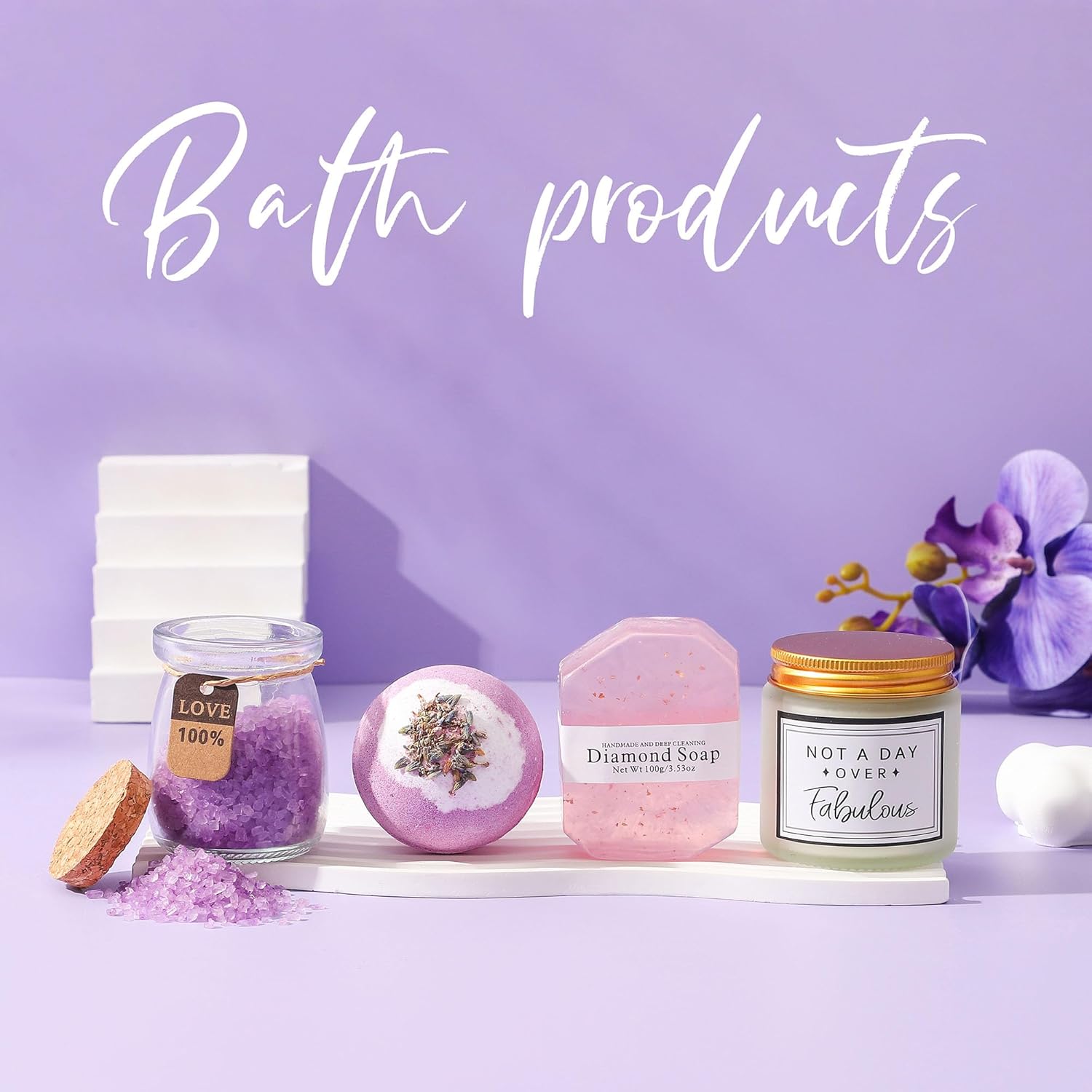 Get Well Soon Gift Baskets for Women, Birthday & Party Gifts, Luxury Get Well Soon Gifts for Mom, Relaxing Spa Care Package, Thank You Gifts for Women, Mom, Wife, Girlfriend, Friends, Sister, Her - Image 3