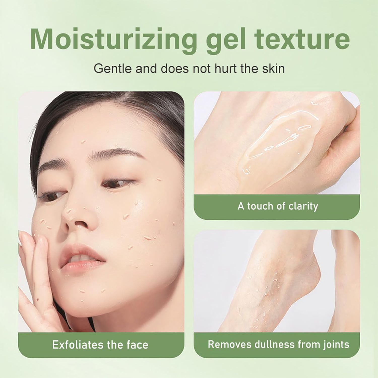 Purifying Exfoliating Gel with Face Washing Brush, Exfoliating Face Wash, Deep Cleansing Peeling Gel for the Whole Body, Facial Scrub Exfoliator, Oil & Dirt Cleanser for All Skin Types (1PCS) - Image 3