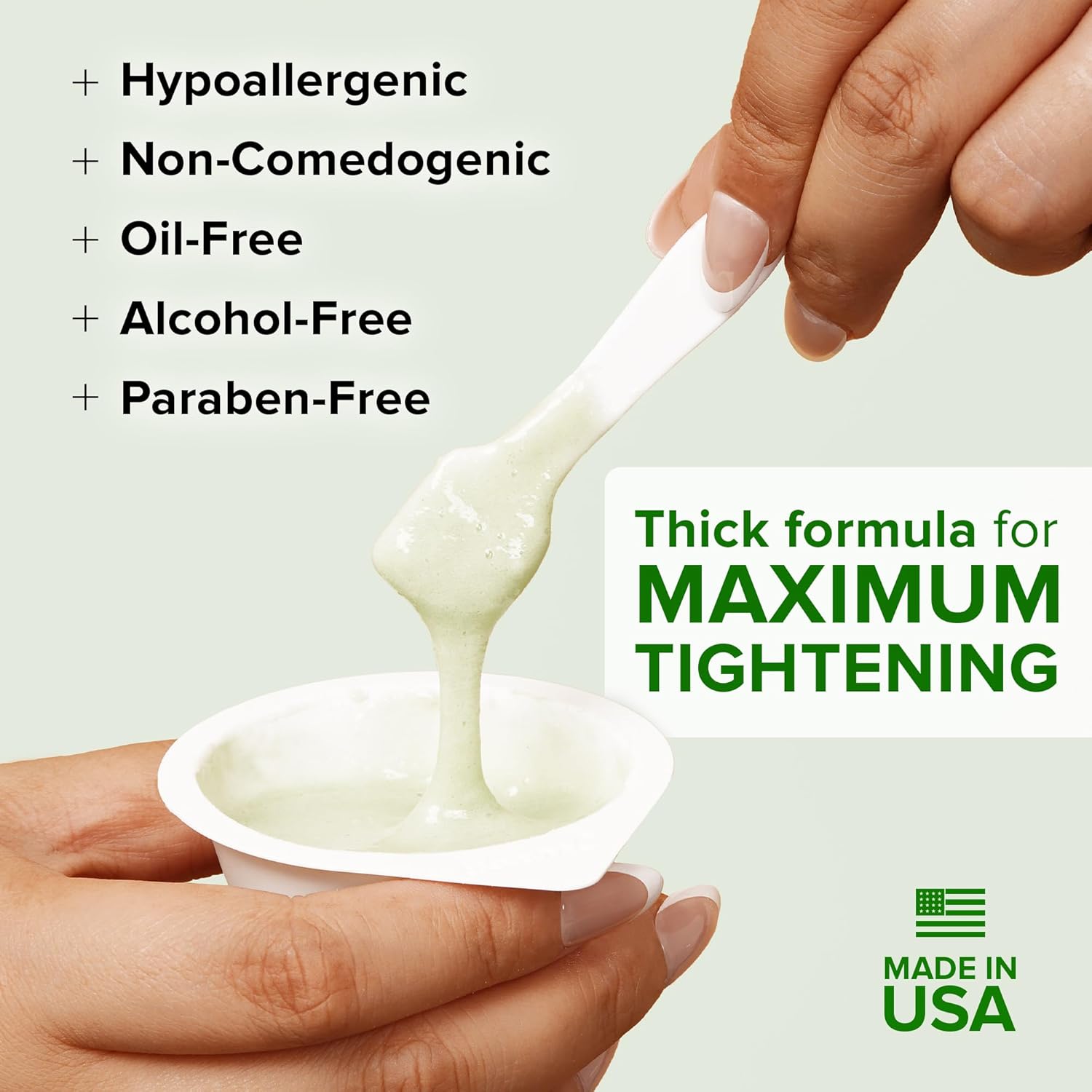 Ebanel Collagen Peptides Wash-Off Face Mask Set, 8 Pack Instant Skin Tightening and Lifting Masks, Brightening Face Mask with Niacinamide, Glutathione, Hyaluronic Acid, Vitamin C, Cica, B5, Albumen - Image 6