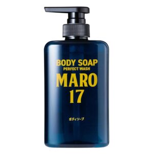 MARO17 Body Soap Perfect Wash – Mens Body Wash – Luxurious Shower Gel – Sulfate Free Body Wash for Men with Hyaluronic Acid & Collagen For Hydrating Deep Cleanse – Bergamot Fragrance – Gifts For Men