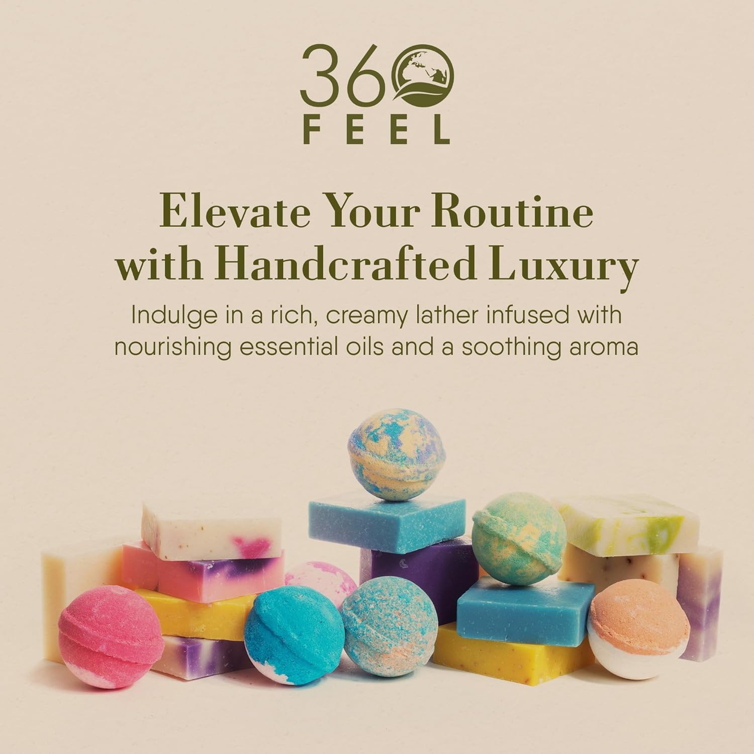 360Feel Bay Rum Soap - Handcrafted Castile Soap Bar with Spicy Scent - Handmade with Bay Rum Essential Oil for Men - A Gift for Anniversaries, Weddings, and Holiday Stockings - Rich Lather - 5 Ounce - Image 7