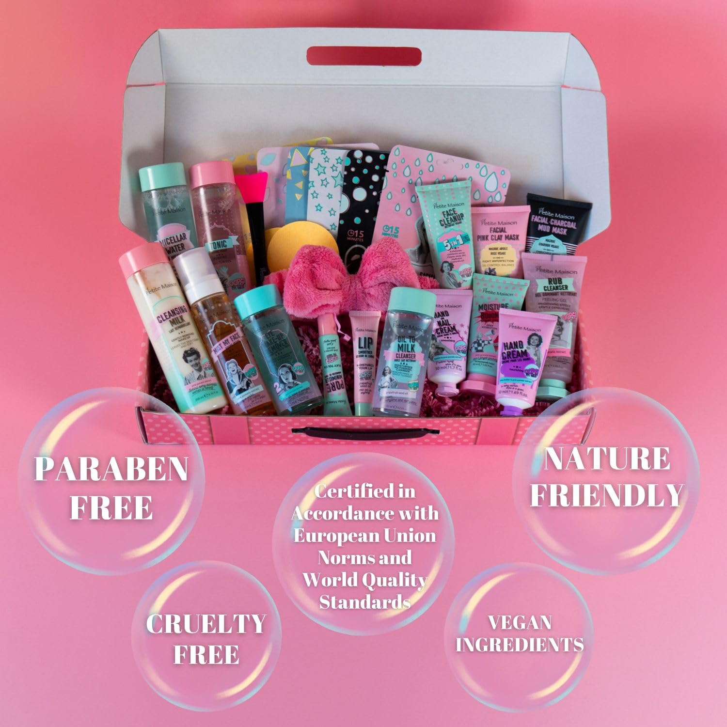 Luxury Spa Set - Skin Care Kit - Skin Care Gift Set - Skincare Box - Skin Care Baskets - Spa Day Kit - Spa Kit Women - Spa Gift Baskets - Birthday Gifts for Teen Girls - Beauty Gift Set - Facial Gifts - Image 6