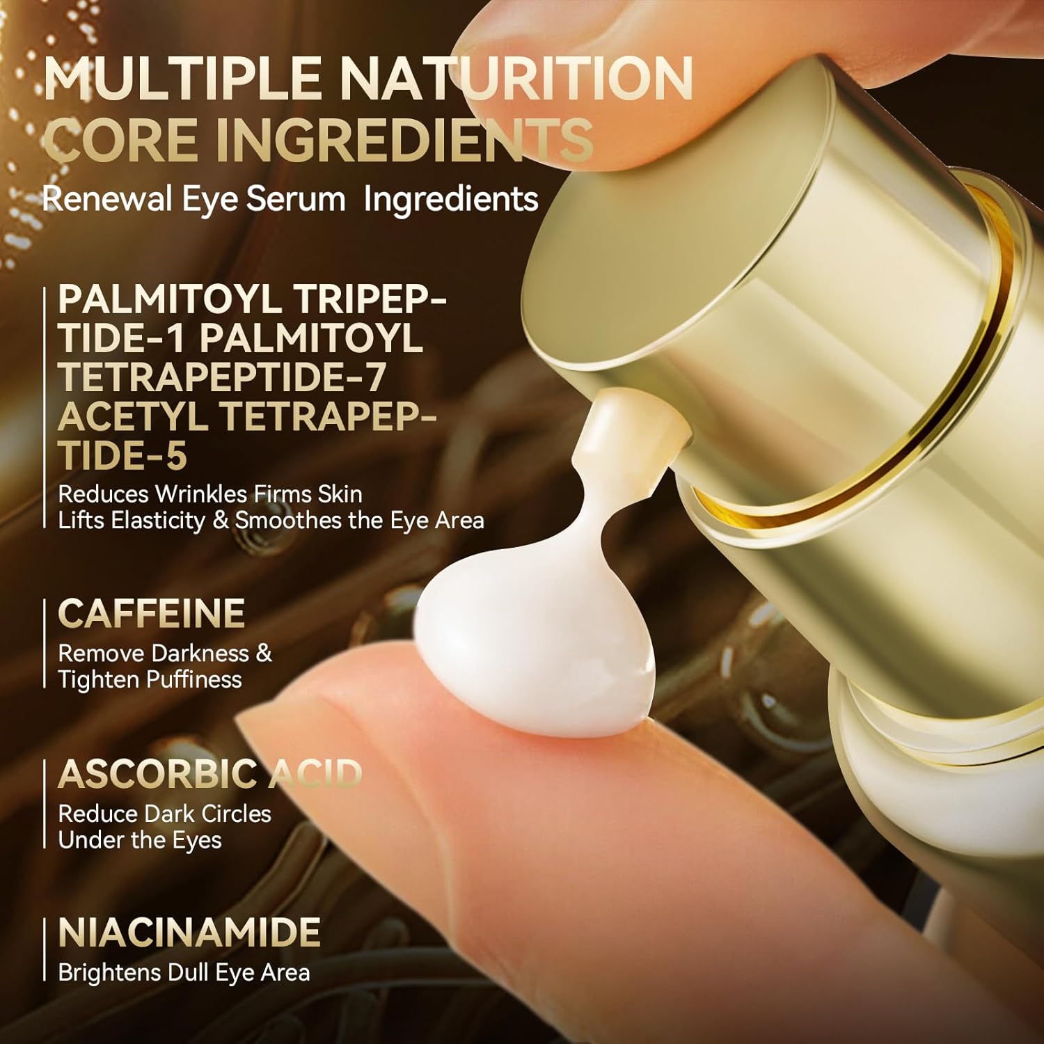 BREYLEE Renewal Care Kit with Aloe Vera Eye Masks – 60 Pcs & Renewing Serum, Under Eye Patches For Puffy Eyes,Hydrates, Improves And Firms The Eye Area, Suitable For Both Women And Men - Image 6