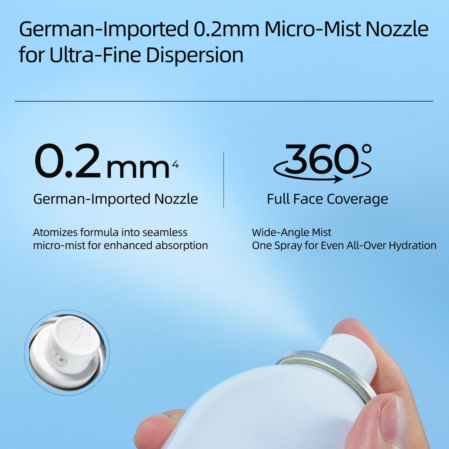 YILIAN Face Mist Natural Facial Spray with HA, Soothing and Calming Sensitive Skin, 10.14 fl. oz. - Image 7