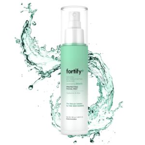Fortify 9-in-1 Korean Facial Mist Spray with Hyaluronic Acid & Aloe Vera – Ultra Hydrating – Dermatologist Tested, Fragrance-Free – for All Skin Types, Clean Beauty – 130ML/4.39Oz