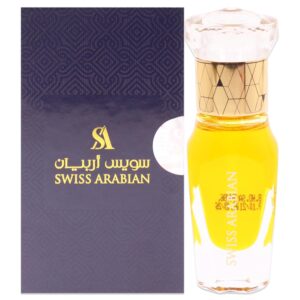 Swiss Arabian Mukhalat El Wahda For Unisex – Luxury Products From Dubai – Long Lasting Personal Perfume Oil – A Seductive, Exceptionally Made, Signature Fragrance – Luxurious Scent Of Arabia – 0.4 Oz