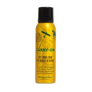 18.21 Man Made Carry On 4-in-1 Travel Foam, Shampoo, Conditioner, Wash & Shave, Carry-On Friendly, 3.4 fl. oz