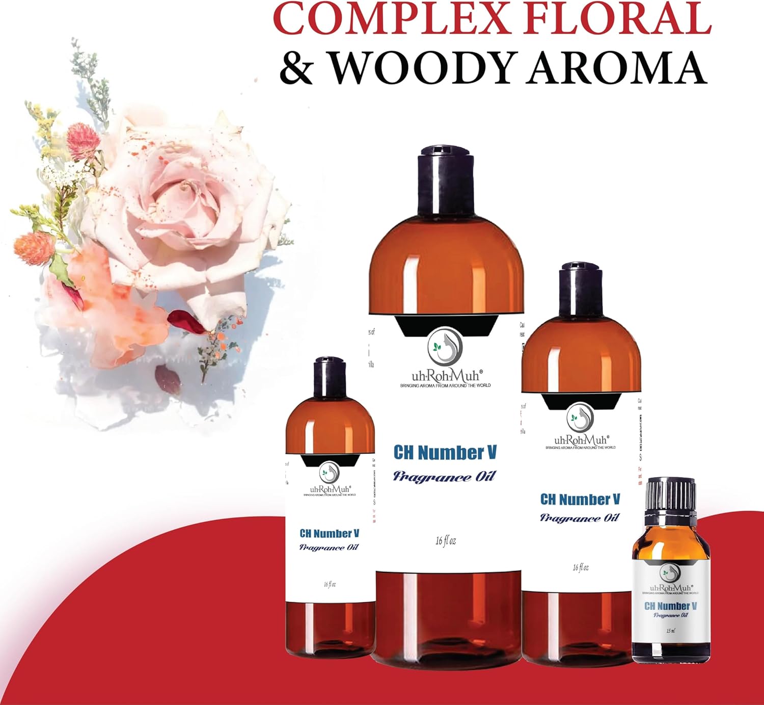 Ch Number V Type Fragrance Oil – Luxury Perfume-Inspired Scent | Complex Floral & Woody Aroma | for Candle Making, Personal Care, Hair Care, Diffusers & DIY Projects | 16 Fl Oz - Image 6