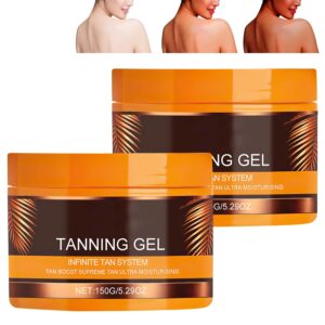 Luxury Intensive Tanning Gel, Beauty Tanning lotion, Natural Tanning Accelerator Cream Gel Tan Skin, Instant Tanning Cream For Sunbeds & Outdoor Sun