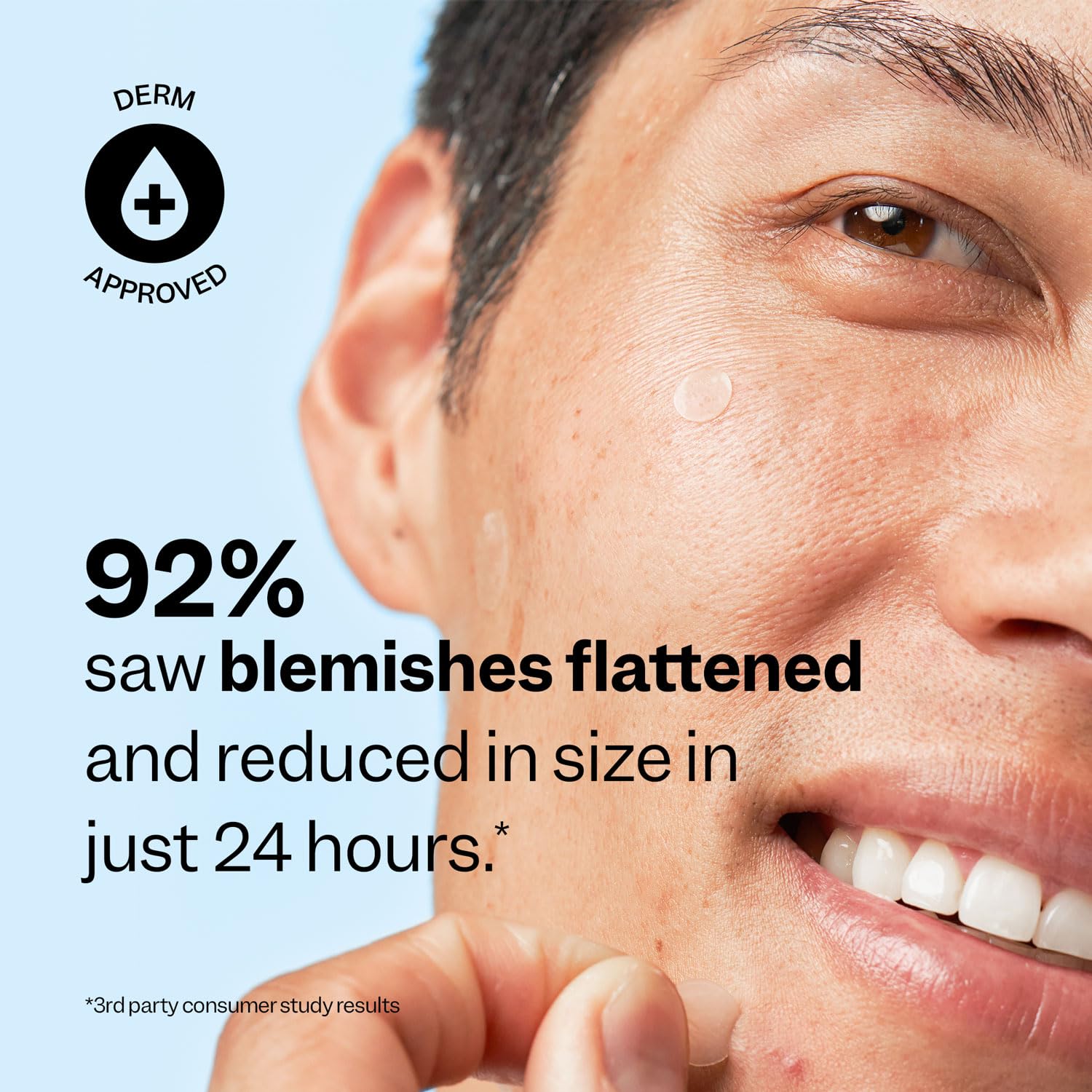 Peach Slices | Acne Spot Dots | Hydrocolloid Acne Patches | For Zits, Blemishes, & Breakouts | Vegan | Cruelty-Free | Pimple Patches | Facial Skin Care Products | 3 Sizes (7mm, 10mm, & 12mm) | 30 Ct - Image 4