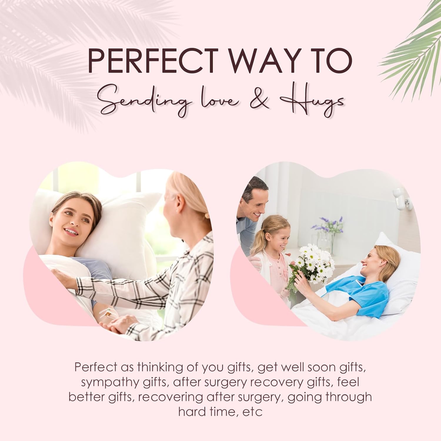 Get Well Soon Gifts for Women, Sympathy Gift Baskets, Care Package for Sick Friend, After Breast Surgery Gifts, Sending Hugs Gifts for Her, Feel Better Gifts Thinking of You Gifts Women - Image 2