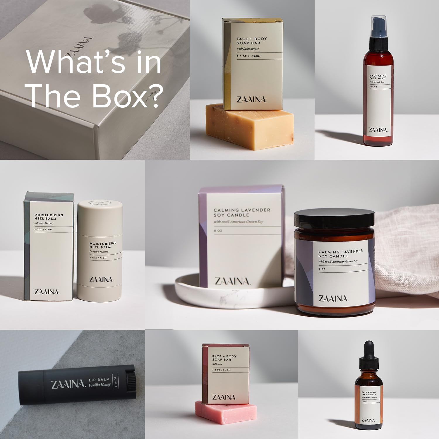 Birthday Gift Set for Women - Handmade in USA, Bath and Body Gift Set for Her, Relaxing Spa Kit Package, Self Care Gift Basket for Mom, Wife Friend Sister, Pampering Home Spa Kit for Woman by ZAAINA - Image 4