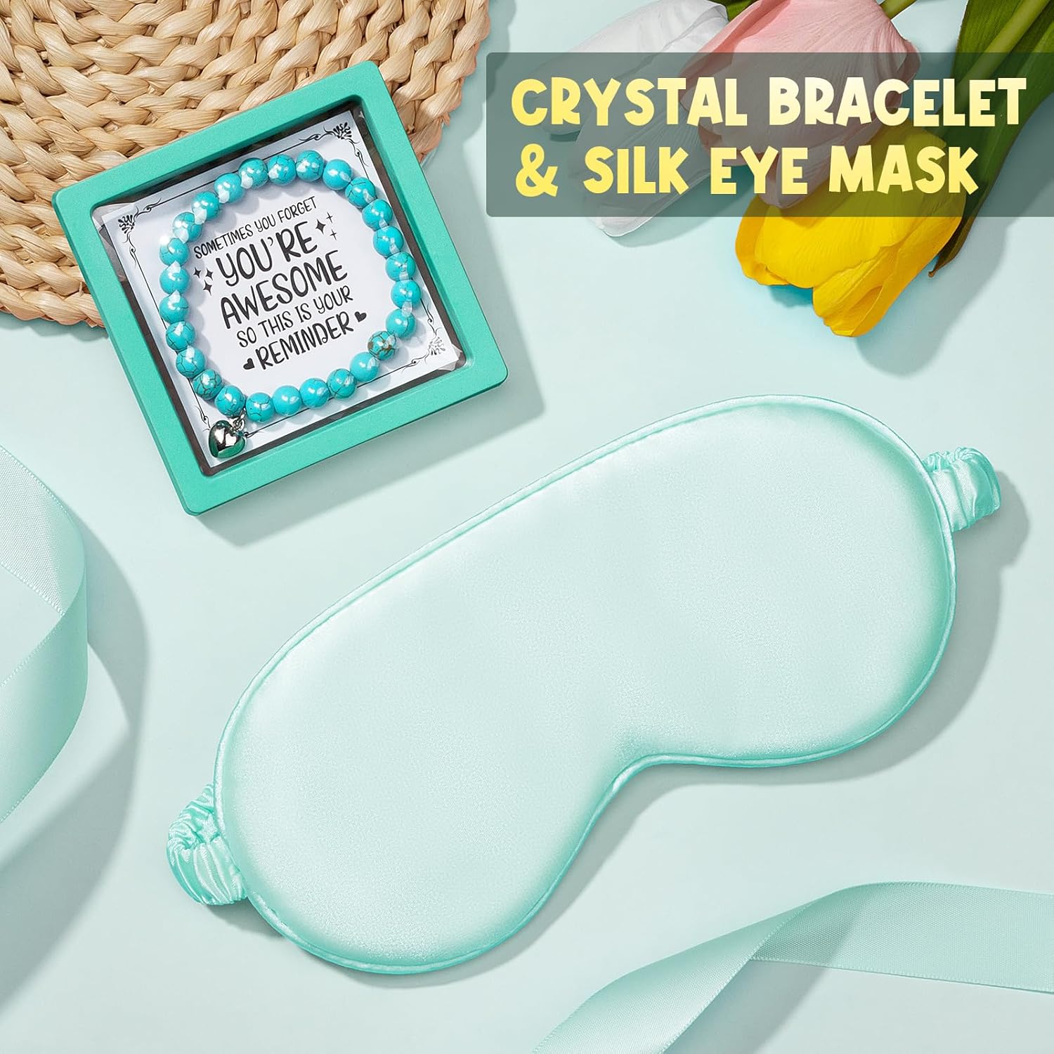 Birthday Gifts for Women Friendship, Unique Happy Birthday Gifts Basket for Mom Her Best Friend Sister Wife Girlfriend Coworker, Luxury Self Care Box Ocean Relaxing Spa Gifts Set for Women w/ Blanket - Image 7