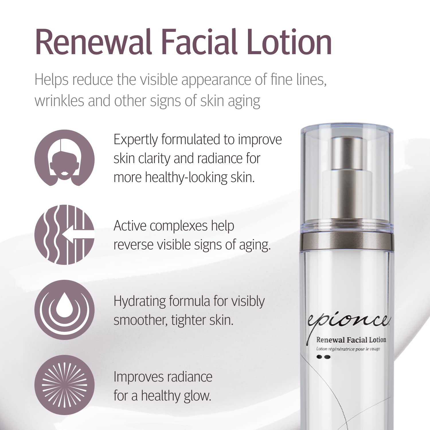 Epionce Renewal Facial Lotion - Hydrating, Anti-Aging Moisturizer for Normal to Combination Skin, For Fine Lines & Wrinkles, Dermatologist Skincare - Image 2