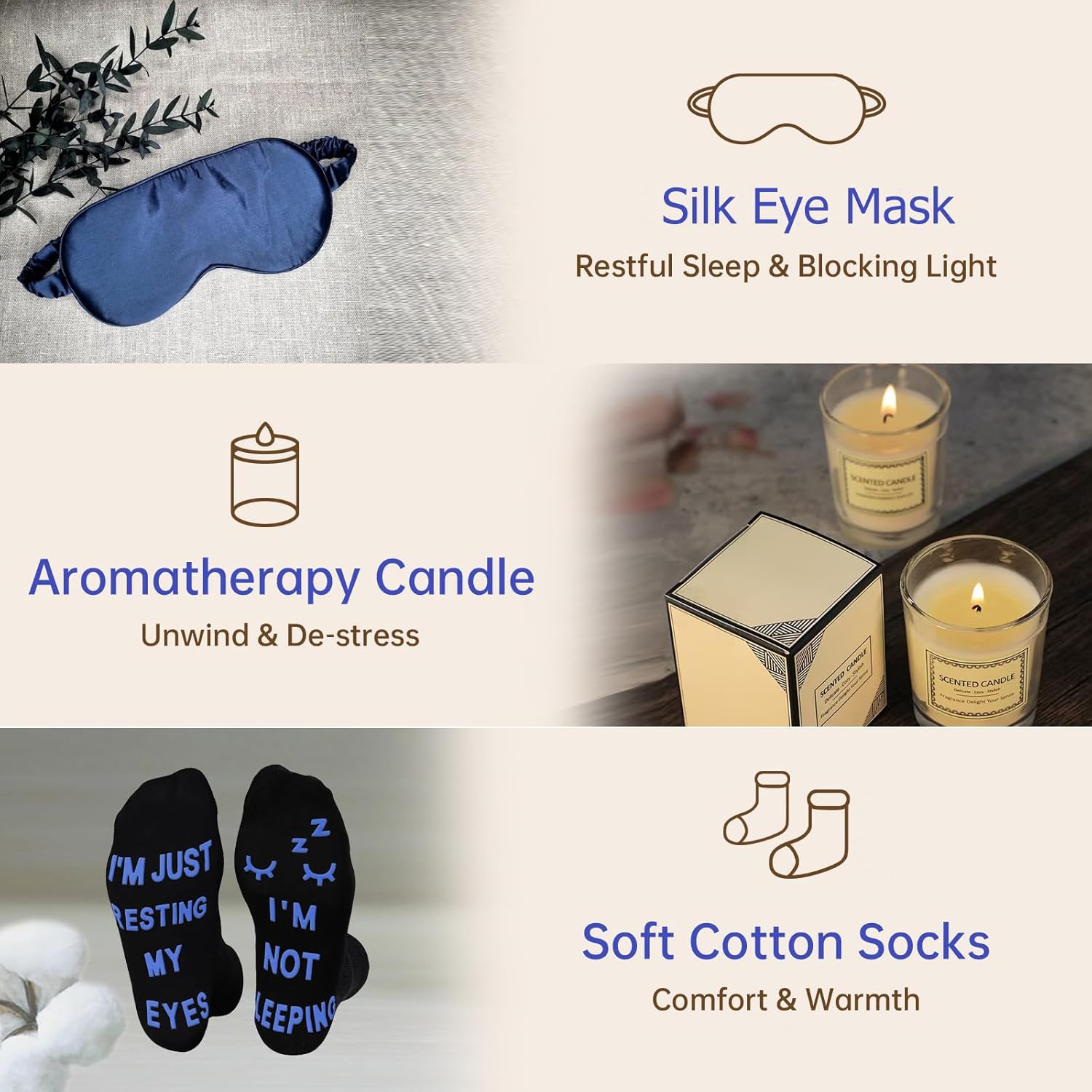 Get Well Gifts For Men, Care Package for Men Sick Friend, Get Well Soon Gift for Man After Surgery Recover Gift Basket, Thinking of You Gift Basket for Man Dad Husband Brother - Image 5