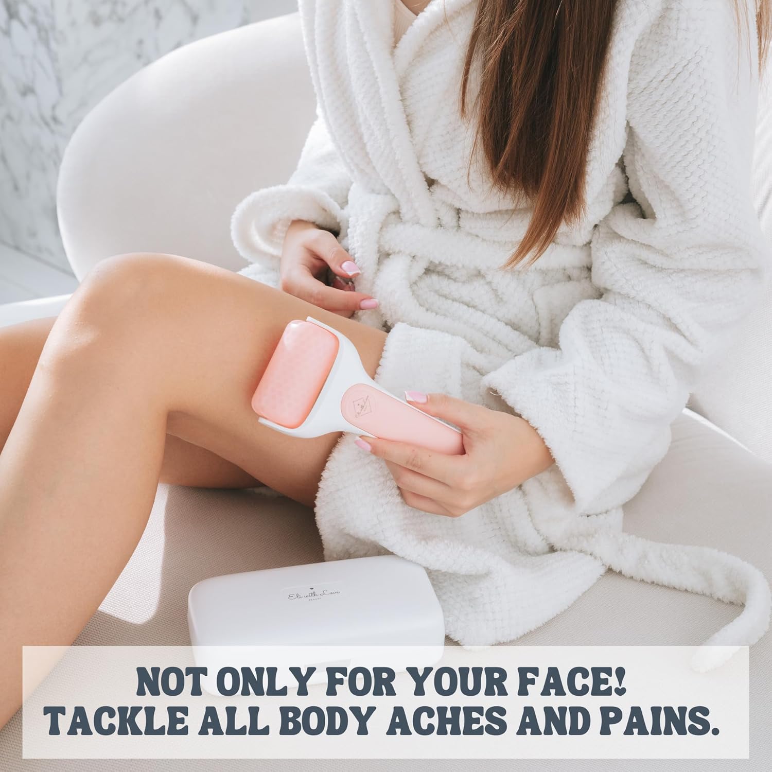 Ice Roller for Face Premium Facial Ice Roller with Carry Case and 2X Rollers for Long Lasting Cold - Eye Roller for Puffy Eyes & Cold Massage for Migraines (Pink (with case)) - Image 7