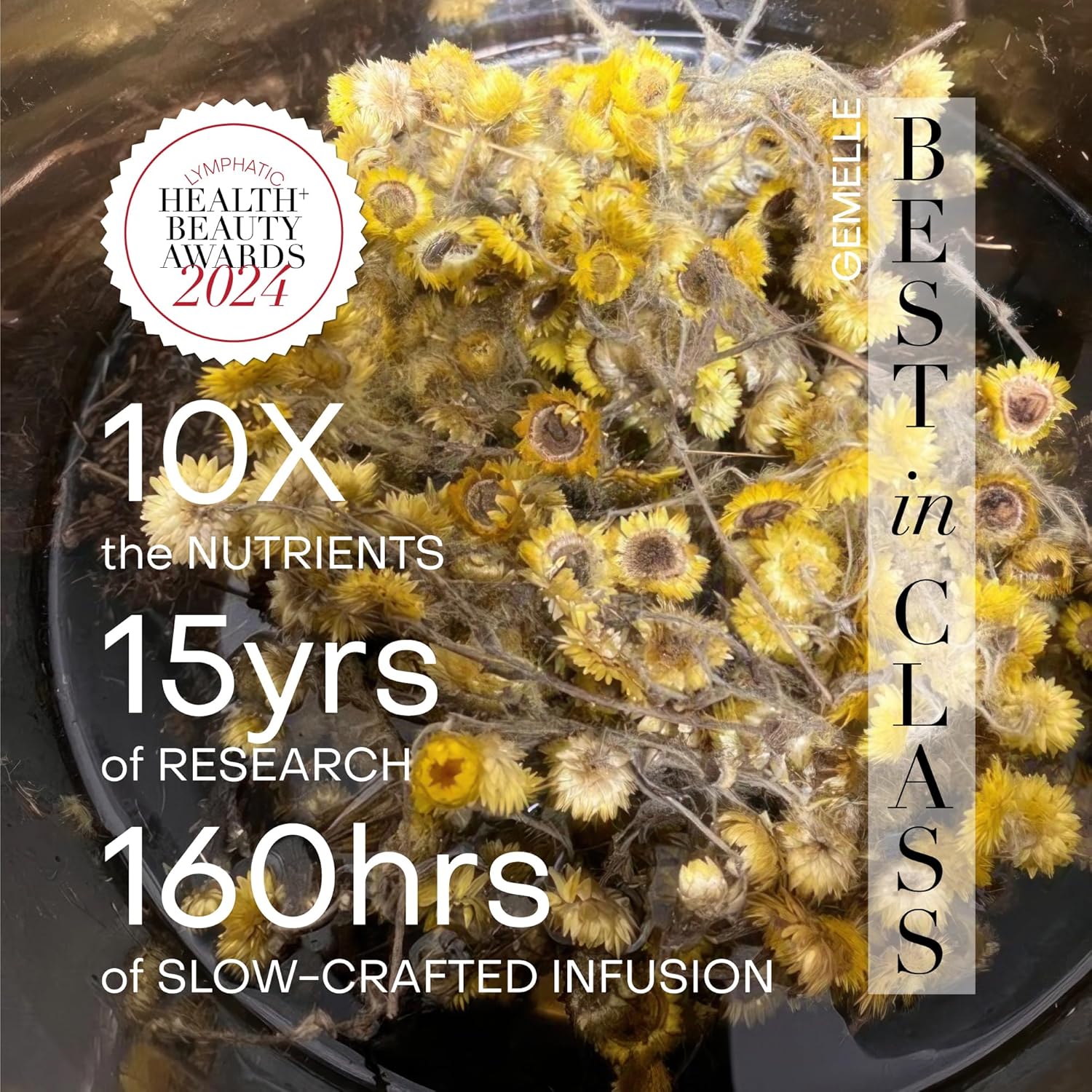 GEMELLE Lymphatic Anti-Aging Face Oil | 10x Award Winner | Vitamin C,E,A | Moisturize, Repair & Protect | Premium Natural Botanical Oil | Use with Face Massage, Lymphatic Drainage Massager - 30ml - Image 7