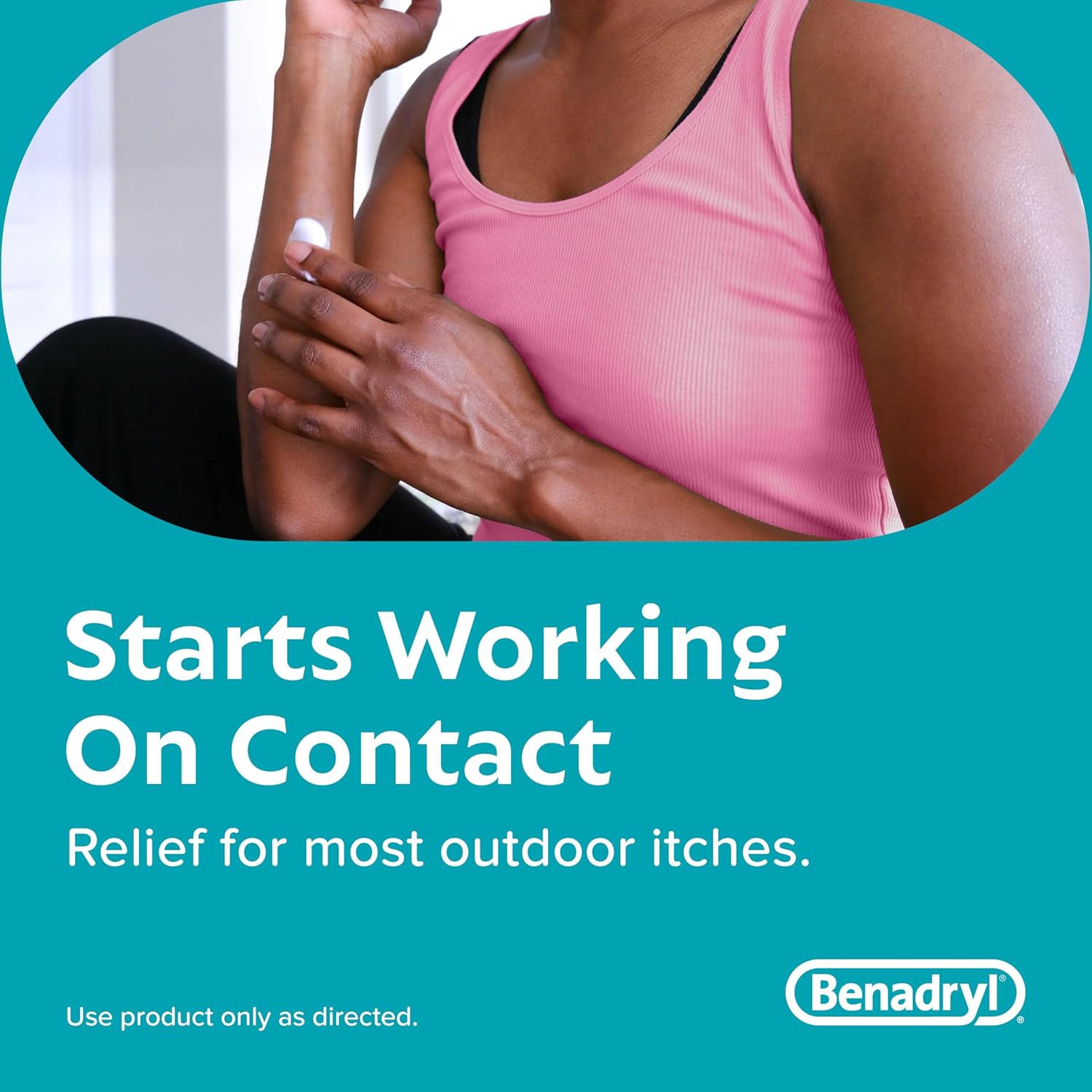 Benadryl Original Strength Anti-Itch Cream, Bug Bite Itch Relief, Diphenhydramine HCl Topical Analgesic & Zinc Acetate Skin Protectant, Great for Camping Essentials, 1 oz, 2 Pack - Image 4