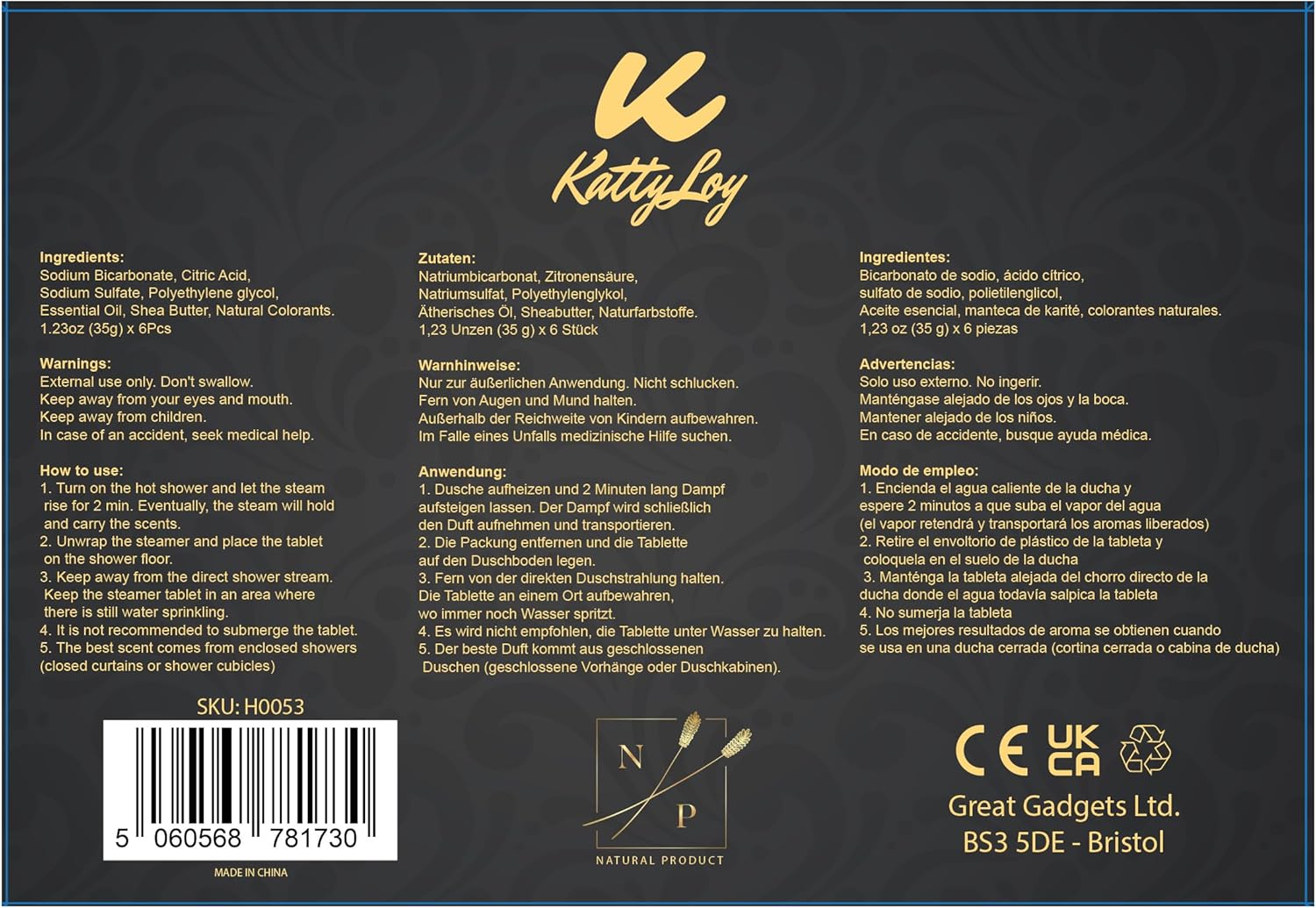 Luxury Shower Steamers Set - Gift for Men - Women Birthday Present - Home SPA Essentials Moisturizing Skin Aromatherapy Lavender Mint Lemon Grapefruit - Christmas Stocking Filler - Image 8