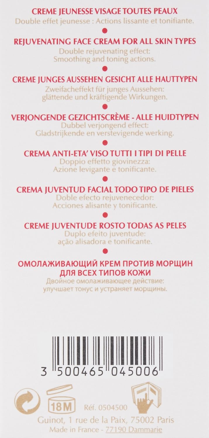 Guinot Vital Anti-wrinkles Cream, 1.4 oz - Image 3