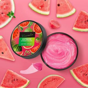 Luxury Intensive Tanning Gel – Haute Beauty Skin Care – Natural Tanning Accelerator Cream for Sunbeds and Outdoor Sun – Sweet Fruit Flavor (Watermelon – Pink, 100g/3.5Fl.oz)