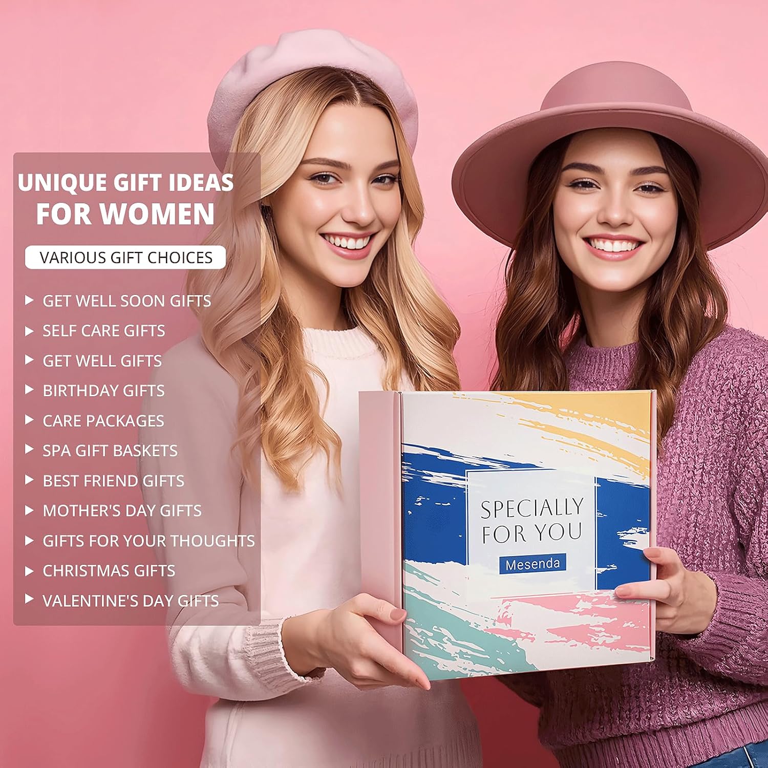 Get Well Soon Gift Baskets for Women - 12pcs Feel Better Gifts for Women, Thinking of You Care Package for Her After Surgery, Recovery Gift Box with Cozy Blanket - Image 6