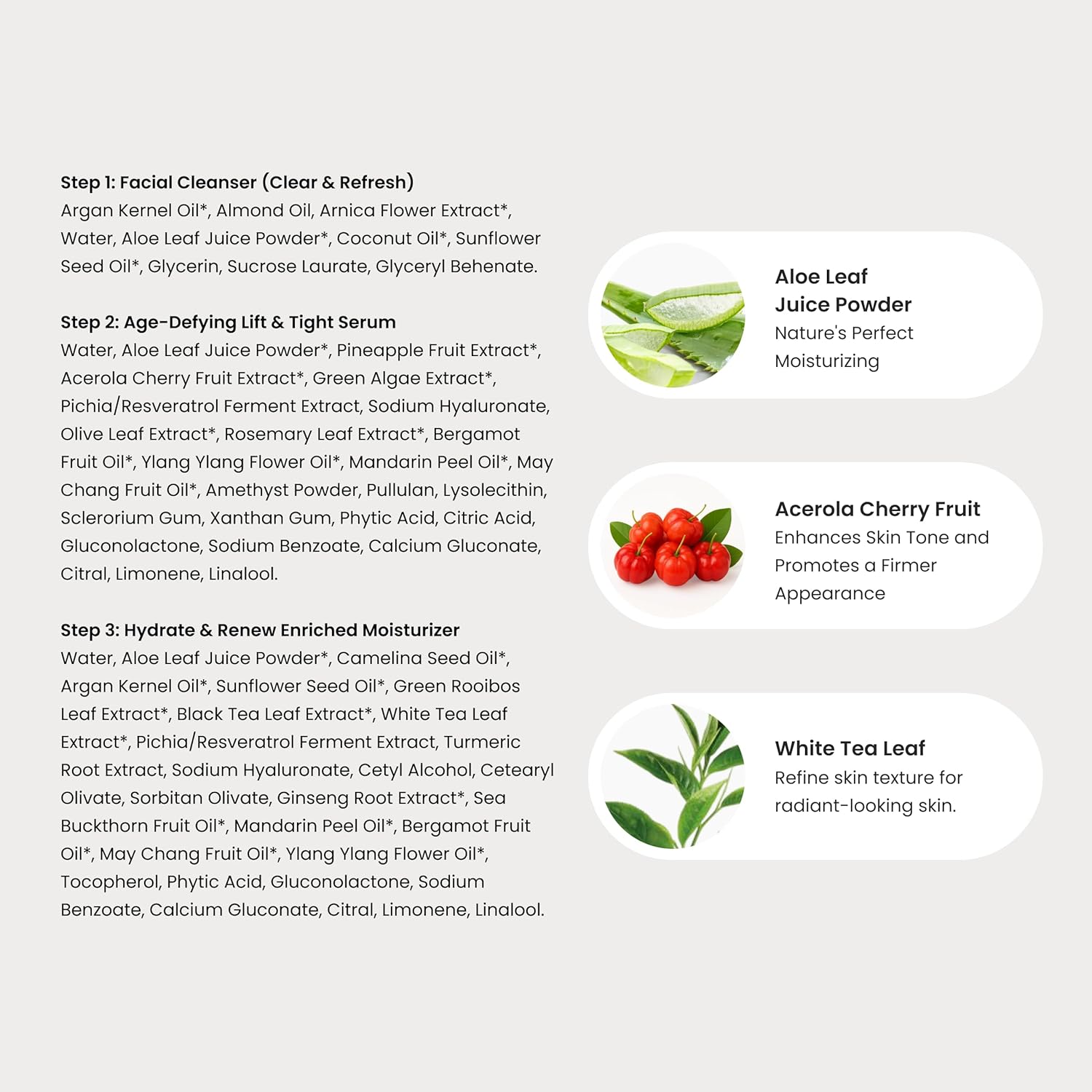 The Spa Dr. 3-Step Age-Defying Skincare System - Antiaging SkinCare Set for Women - Anti Aging Skin Care Sets for Women - Skin Care Routine: Cleanser, Age Defying Lift & Tight Serum, Moisturizer - Image 5