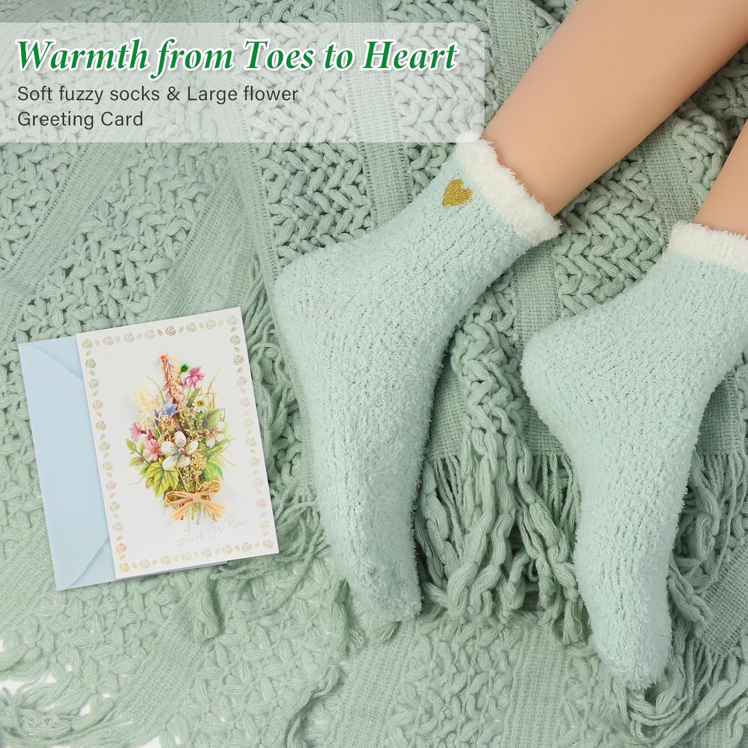 Self Care Gifts for women, Birthday Gifts Get Well Soon Set W/Luxury Blanket for Women Care Package, Mothers Day Spa Sympathy Gift Baskets for Mom Her Wife Friend Grandma - Image 7