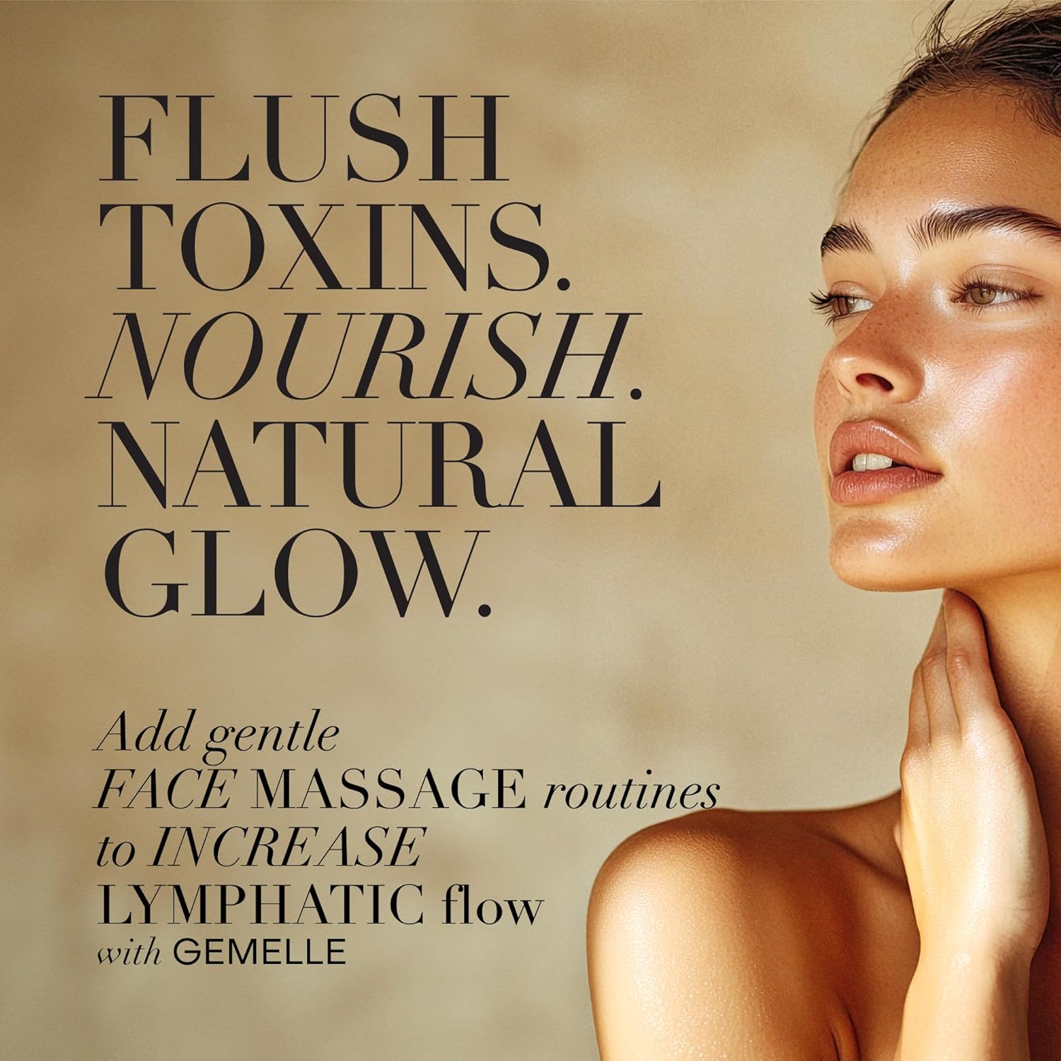 GEMELLE Lymphatic Anti-Aging Face Oil | 10x Award Winner | Vitamin C,E,A | Moisturize, Repair & Protect | Premium Natural Botanical Oil | Use with Face Massage, Lymphatic Drainage Massager - 30ml - Image 3