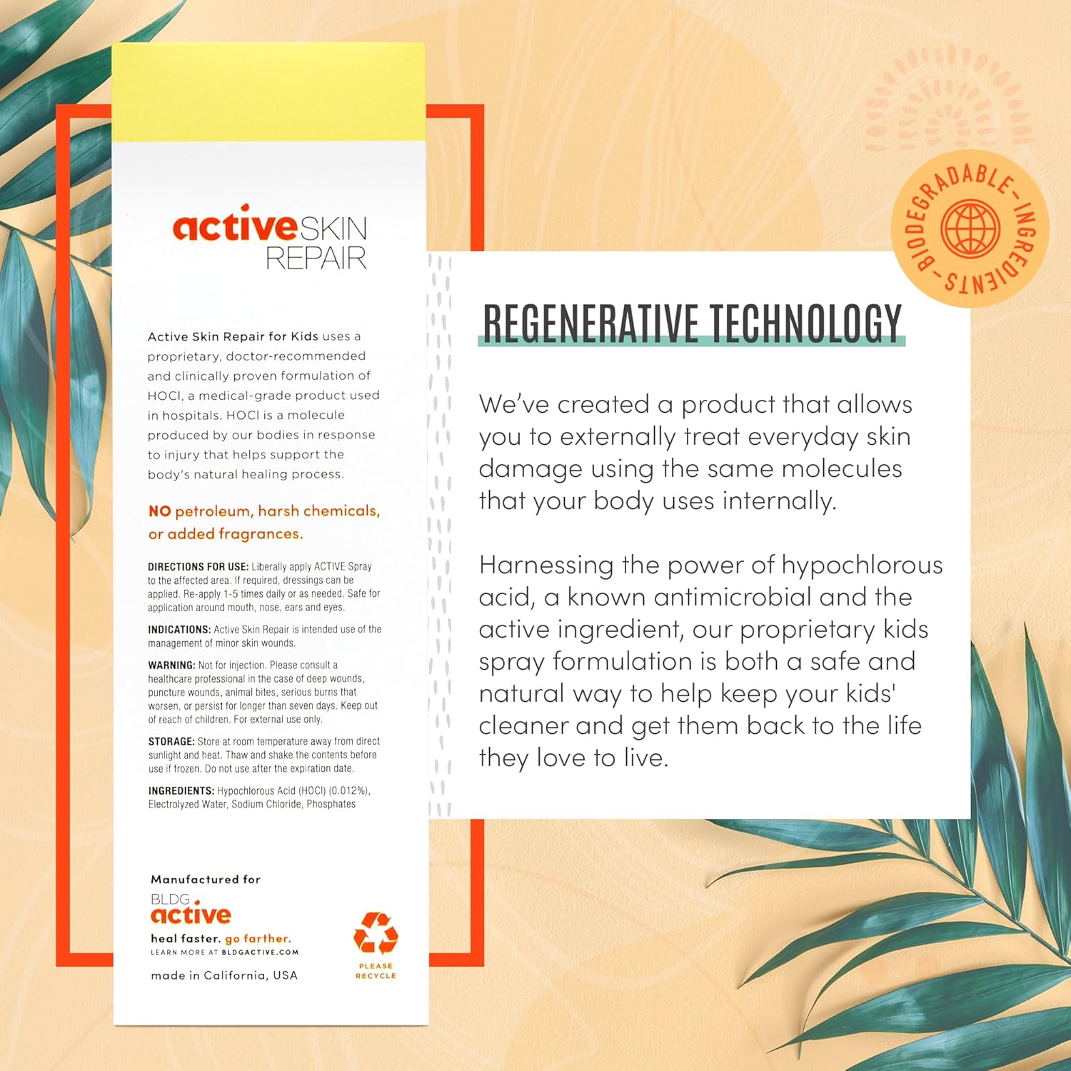 Active Skin Repair Kids First Aid Spray - Non-Toxic & Natural Kids Antiseptic Formula for Minor Cuts, Wounds, Scrapes, Rashes, Sunburns, and Other Skin Irritations (3oz Spray) - Image 6