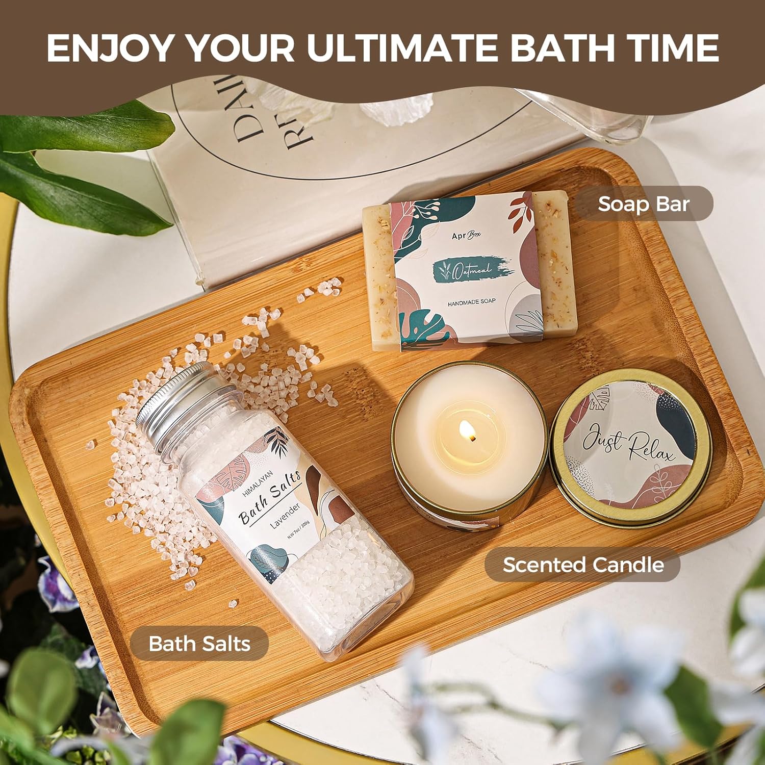 Self Care Gift Basket for Women Birthday Relaxing Spa Set Gifts with Luxury Flannel Blanket Sympathy Care Package Get Well Soon Thinking of You for Mom Wife Sister Best Friend Grandma - Image 6