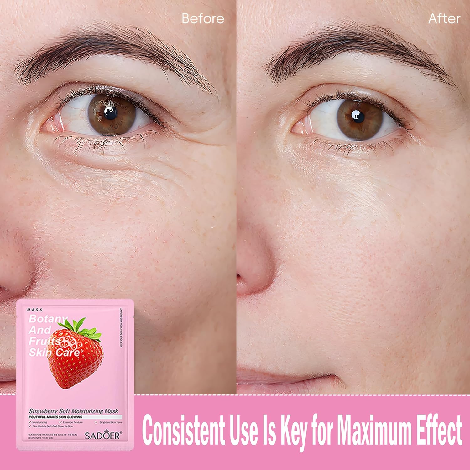 40 Pack Collagen Face Masks Skincare Bulk for All Skin Types,Hydrating Spa Face Mask for Sensitive Skin, Facial Mask Sets For Women Skin Care,Sheet Mask Gifts Set for Teen Girls - Image 7