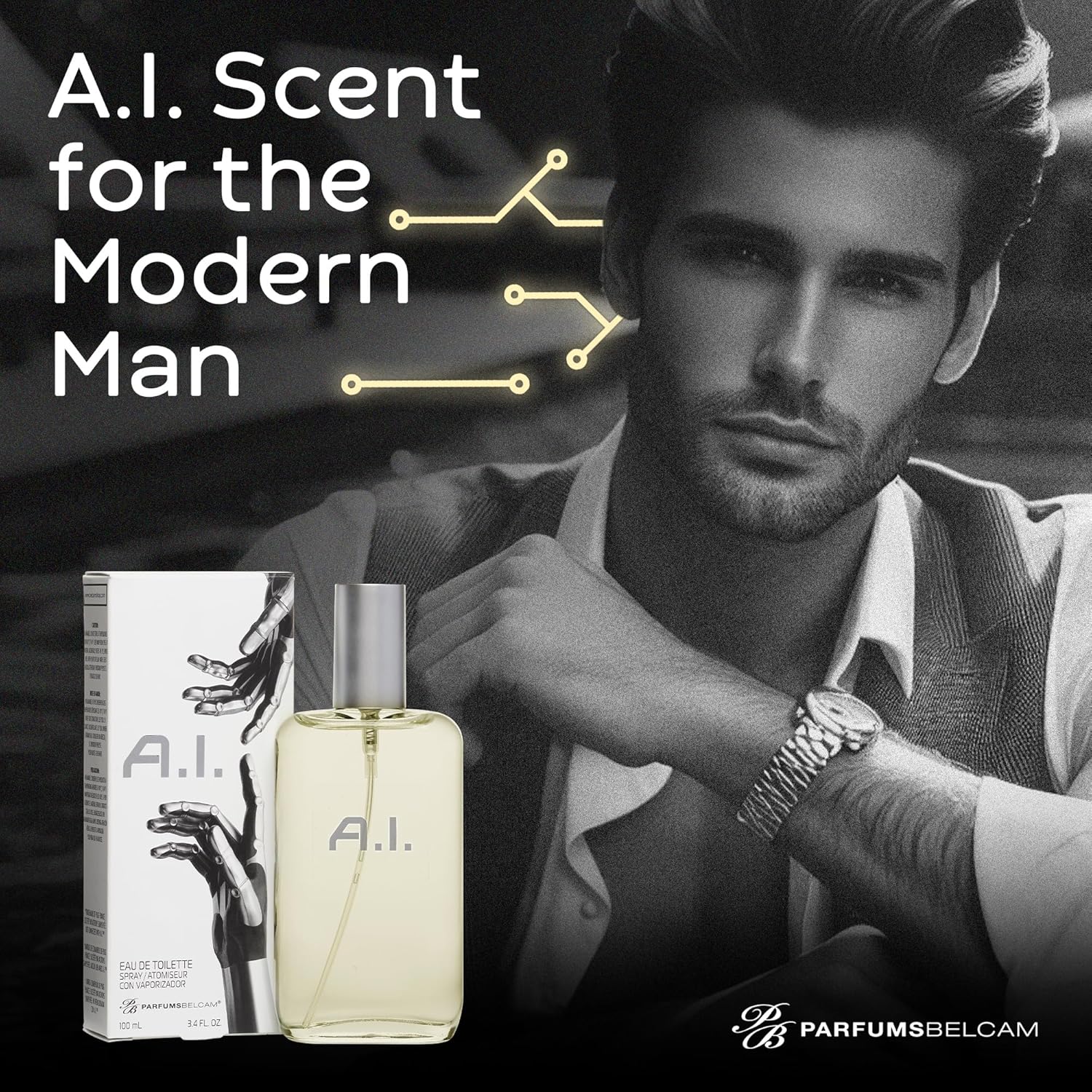 PB ParfumsBelcam A.I. Eau De Toilette Spray, Our Version of a Designer EDT, 100 ml - Image 7