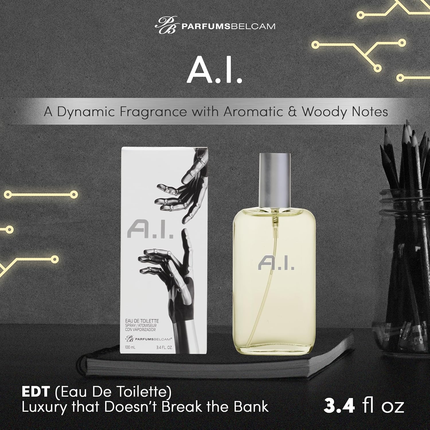 PB ParfumsBelcam A.I. Eau De Toilette Spray, Our Version of a Designer EDT, 100 ml - Image 3