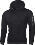 Mens Sweatshirt Hoodie Running Training Pullover Man Regular Fit Track Suits Trendy Zipper Long Sleeve Workout Tops