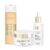 Yves Rocher Anti-Age Global Radiance Activator Lotion Skin Radiance by 75% Hydrating Face Lotion Day Care Cream and Serum Set of 3 – 122ml / 4.1 flOz and 50 ml./1.7 fl.oz.