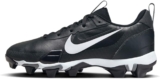 Nike Force Trout 9 Keystone Baseball Cleats (FB9728-001, Black/White-Anthracite-Cool Grey)