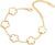 18K Gold-Plated Four Leaf Clover Bracelet for Women,Adjustable lucky Bracelet Set Jewelry Gift-Hypoallergenic Charm for Birthdays, Wellness & Daily Wear