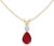 Angara Natural Ruby Teardrop Pendant with Diamond in Silver / 14K Solid Gold/Platinum | July Birthstone, Birthday, Engagement, Anniversary, Wedding Jewelry Gift for Women