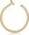 LUCKYJEWUS Small Thin Nose Ring Hoop for Women, 14k Gold Filled or 925 Sterling Silver Nose Piercing Jewelry, Adjustable