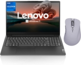 Lenovo V-Series V15 Laptop, 15.6″ FHD Display, Intel Celeron Dual Core Processor, 16GB RAM, 1TB SSD, Webcam, HDMI, Wi-Fi, Windows 11 Home, Black, Bundle with Thunderobot Purple Wireless Mouse