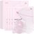 medicube Salmon DNA PDRN pink collagen jelly gel mask | overnight face mask for glass glow skin- elasticity, hydrating, firming and moisturizing | korean skincare, 28g, 4ea