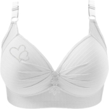 Bras for Women No Underwire Push up Wireless Bras Full Coverage Breathable Backless Sexy Heart Rhinestone Underwear