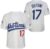 Men’s Shotime 17# Ohtani Baseball Jersey Embroidery Hipster Uniform Hip Hop Shirts