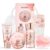Birthday Gifts for Women Mom, Spa Gift Baskets for Her Wife,- 5 Pcs Relaxing Self Care Gifts Set with Body Lotion & Plush Earmuffs, Ideal Mothers Day Christmas Gifts for Women, Wife, Mom, Girlfriend