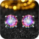 925 Sterling Silver for Sensitive Ears Colourful Sparkling Full Diamond Stud Earrings Best Gifts for Women’s Birthday Anniversaries Jewelry