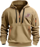 Hoodies for Men Fleece Long Sleeve Sweatshirt Running Sport Hoodies Tops Basic Loose Hoodies with Pockets