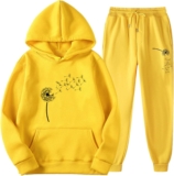 2 Piece Sets for Women Lounge Hoodie Oversized Sweatshirt Jogger Sweatpants Y2k Tracksuit Sweatsuit Set Fall Clothes