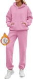 Two Piece Sets for Women Lounge Hoodie Sweatsuit Sets Oversized Sweatshirt Baggy Fall Fashion Sweatpants with Pockets